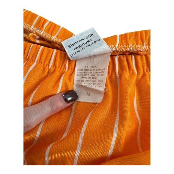 Vintage Floral Fiesta Wrap Skirt Sateen Sz M - Picture 4 of 11